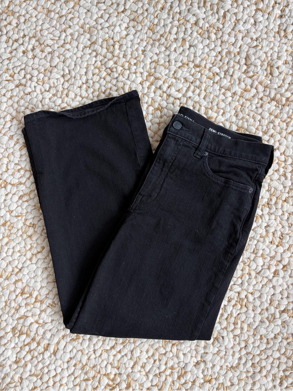 J. Crew Black High-Rise Women's Jeans